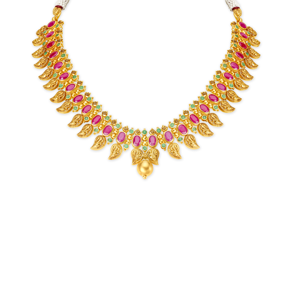 Vibrant Traditional Necklace Set,,hi-res image number null