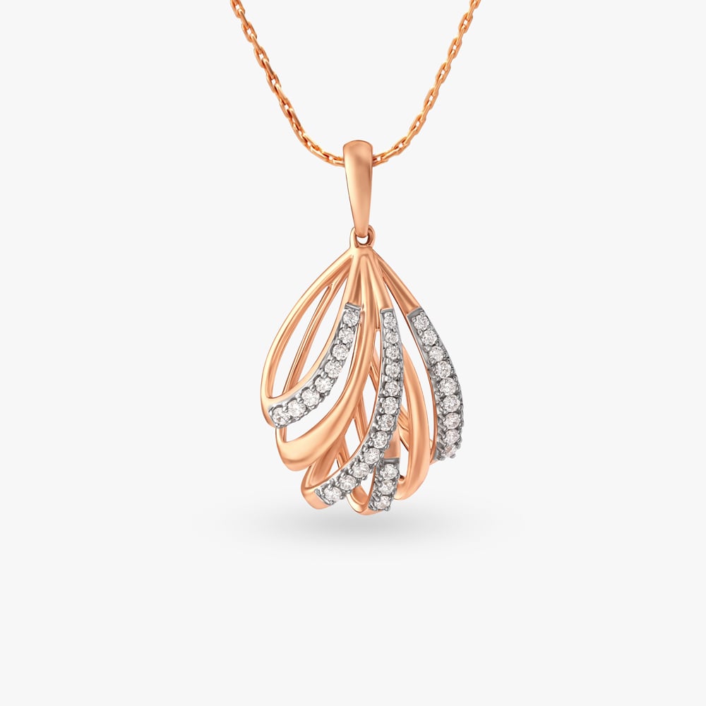 Shimmering Eclectic Diamond Pendant and Earrings Set,,hi-res image number null