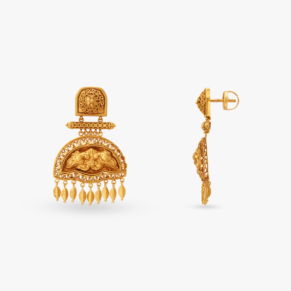 Mythical Gold Drop Earrings,,hi-res image number null