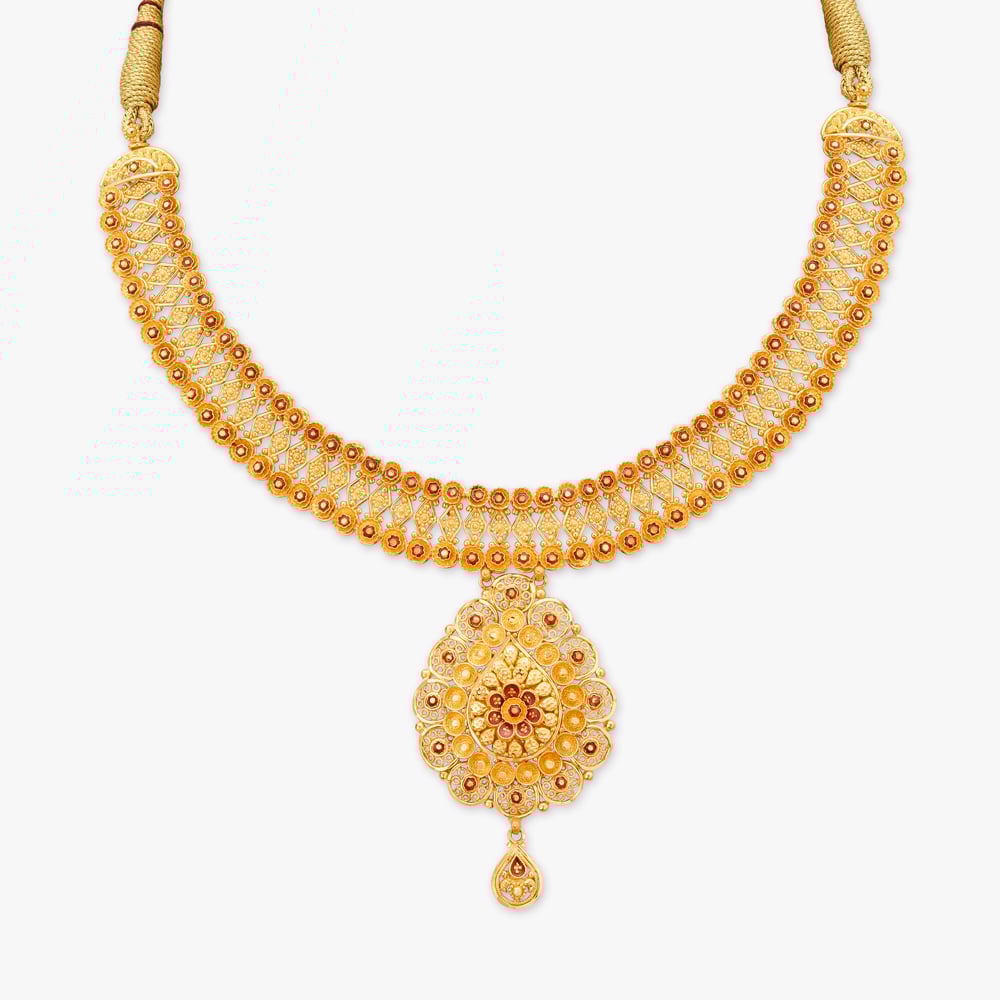 Regal Gold Necklace Set,,hi-res image number null