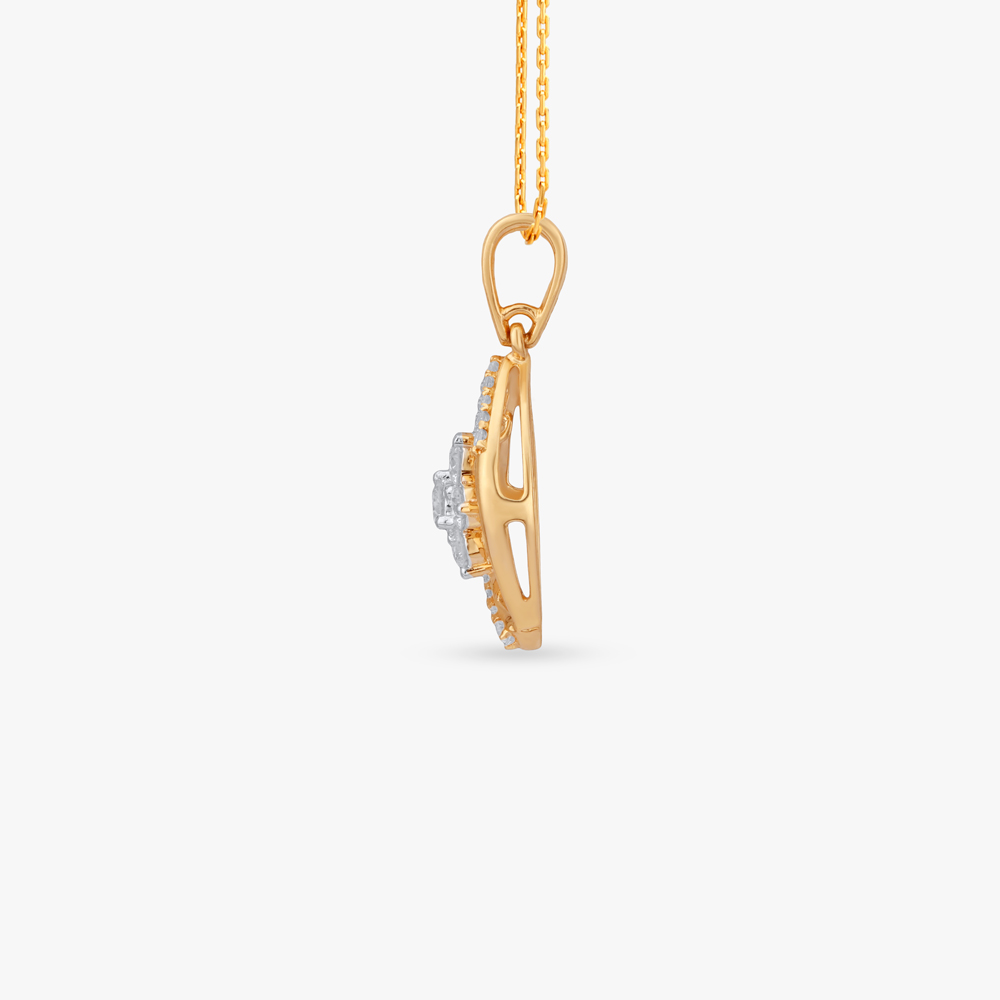 Bloom Crest Diamond Pendant and Earrings Set,,hi-res image number null