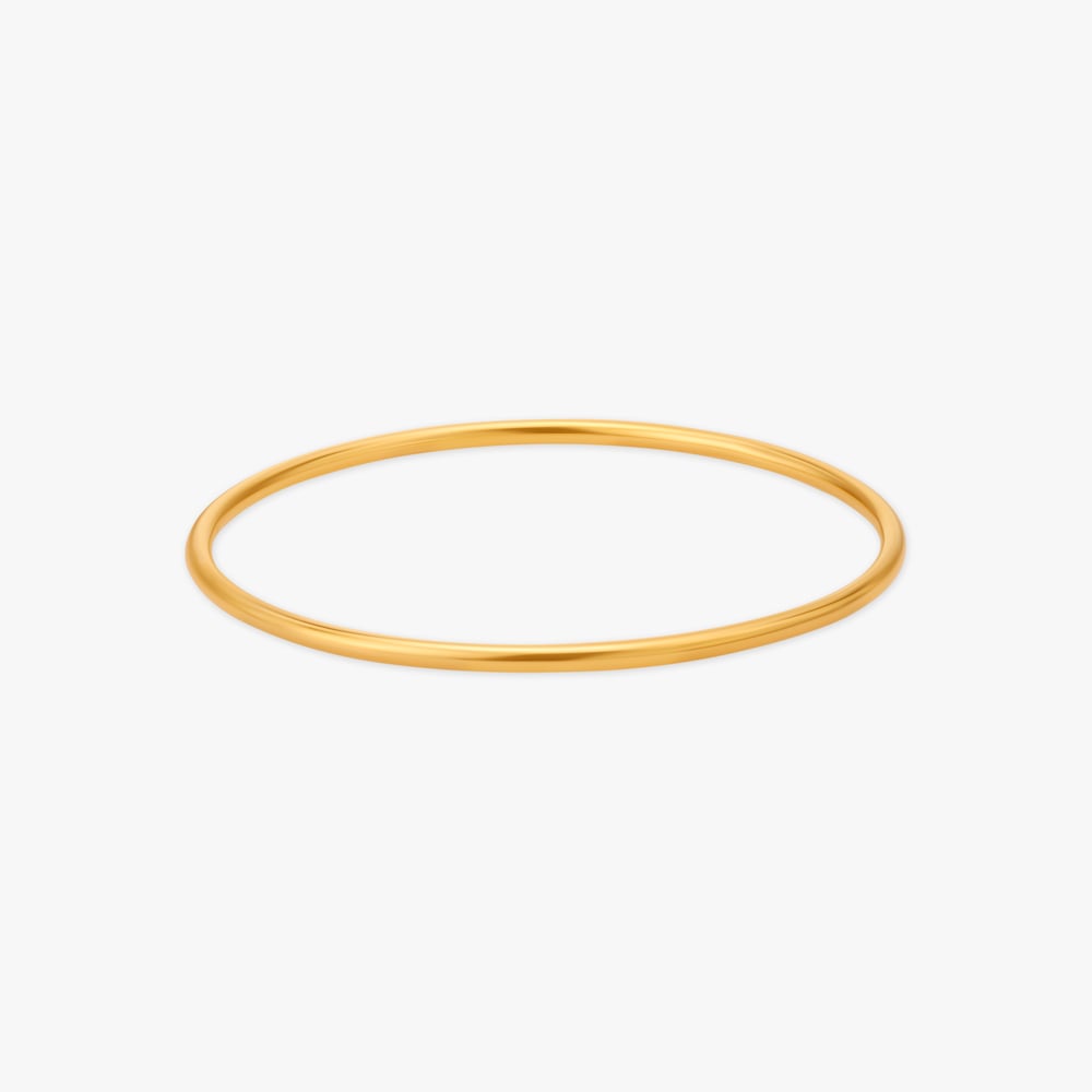

Simple Grace Gold Bangle for Kids