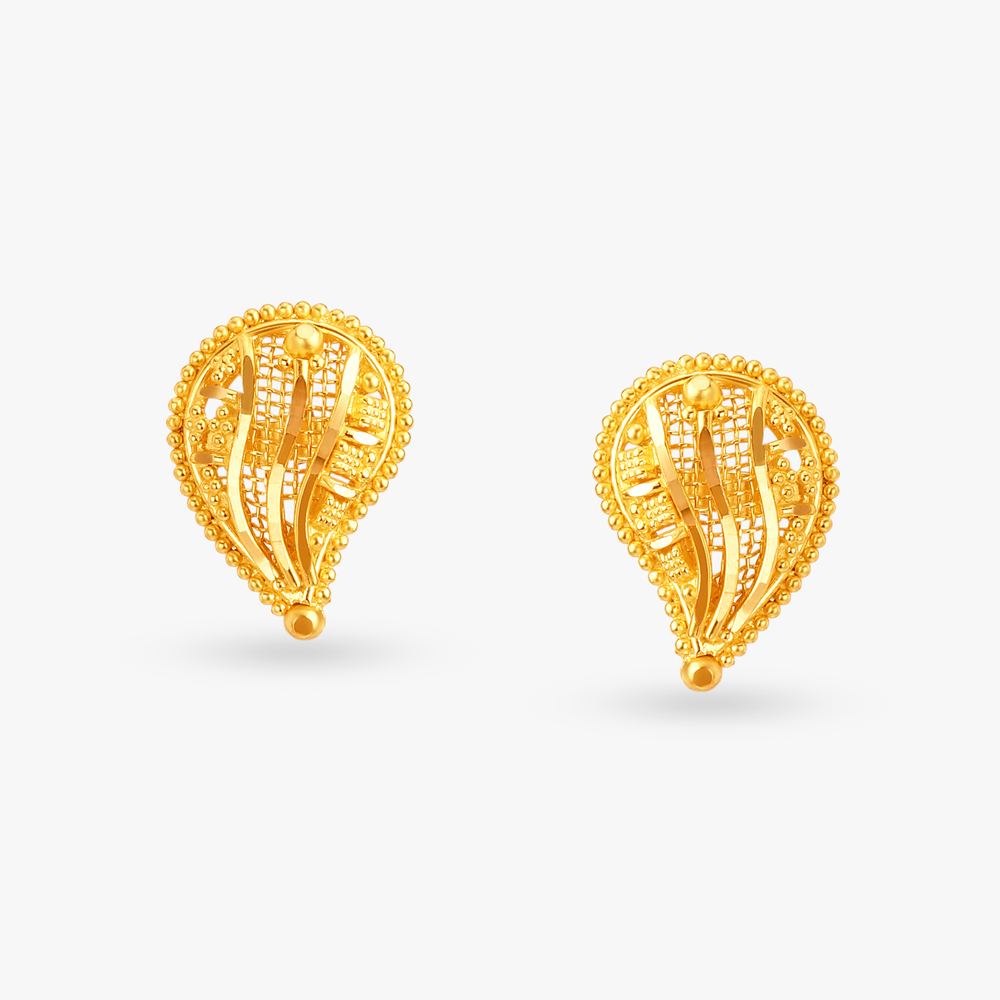 Grandiose Gold Pendant and Earrings Set,,hi-res image number null