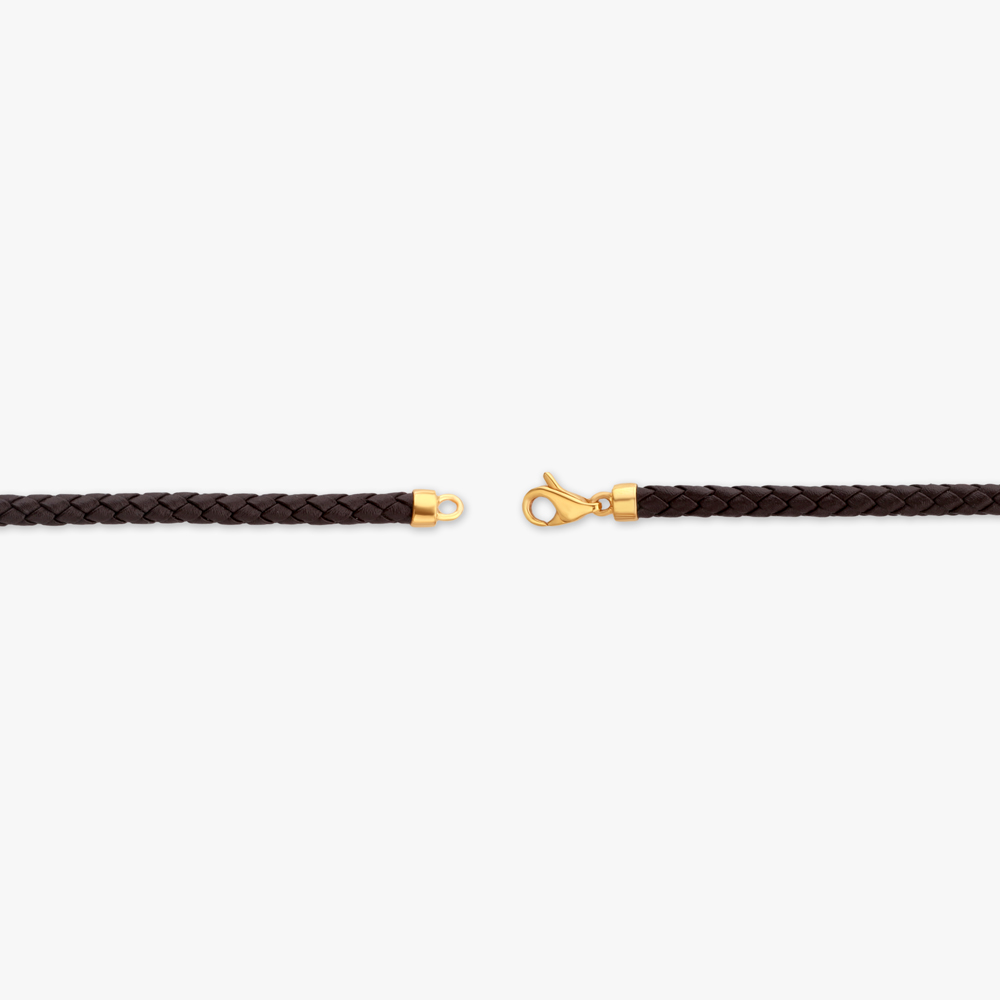 Noir Geometry Gold Bracelet for Men,,hi-res image number null