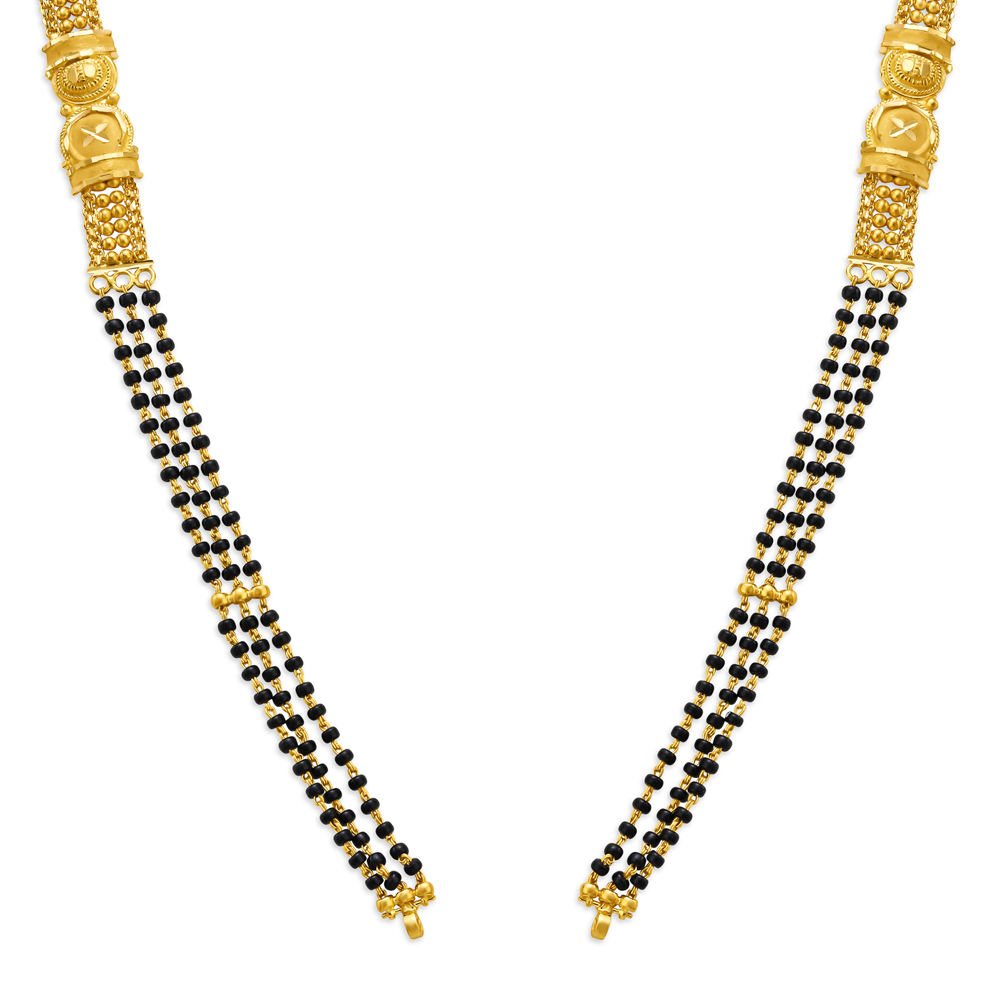 Luxuriant Sleek Gold Mangalsutra