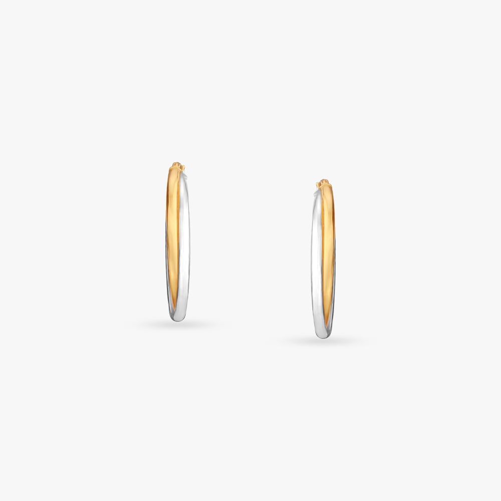 Harmony Shine Gold Hoop Earrings,,hi-res image number null