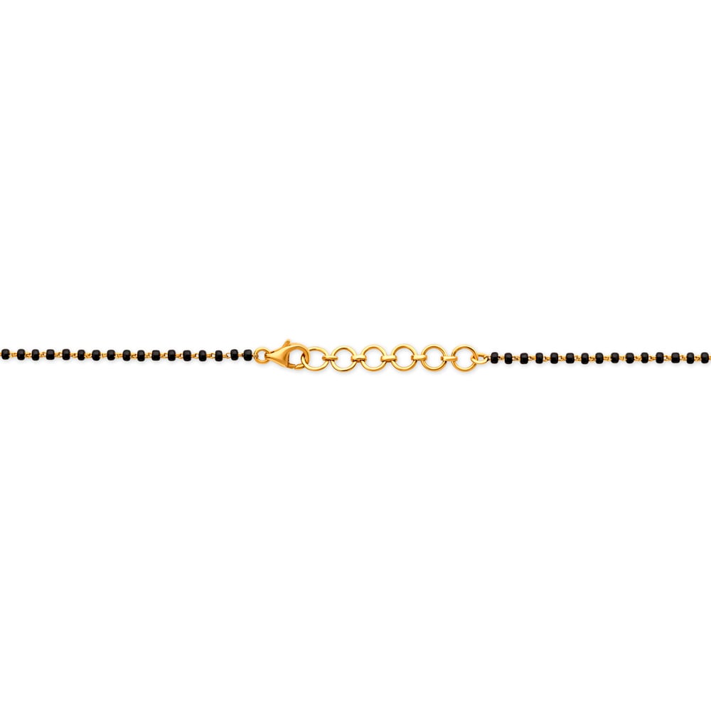 Sublime Diamond Mangalsutra in Yellow and Rose Gold,,hi-res image number null