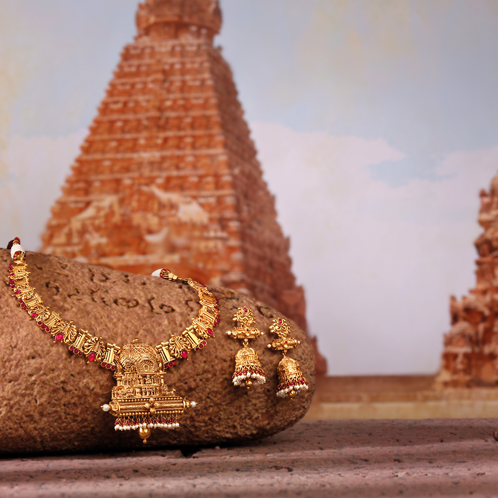 The Gopuram Necklace Set,,hi-res image number null