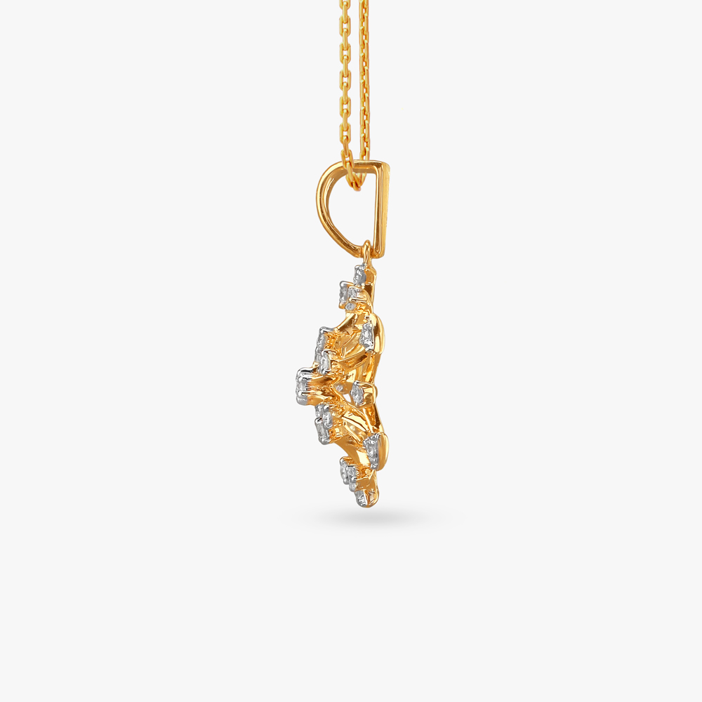 Starburst Blossom Diamond Pendant,,hi-res image number null