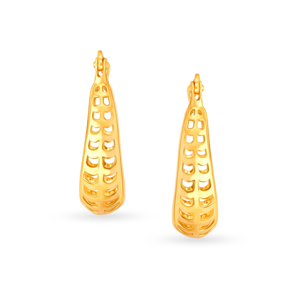 Chic Contemporary Hoop Earrings,,hi-res image number null