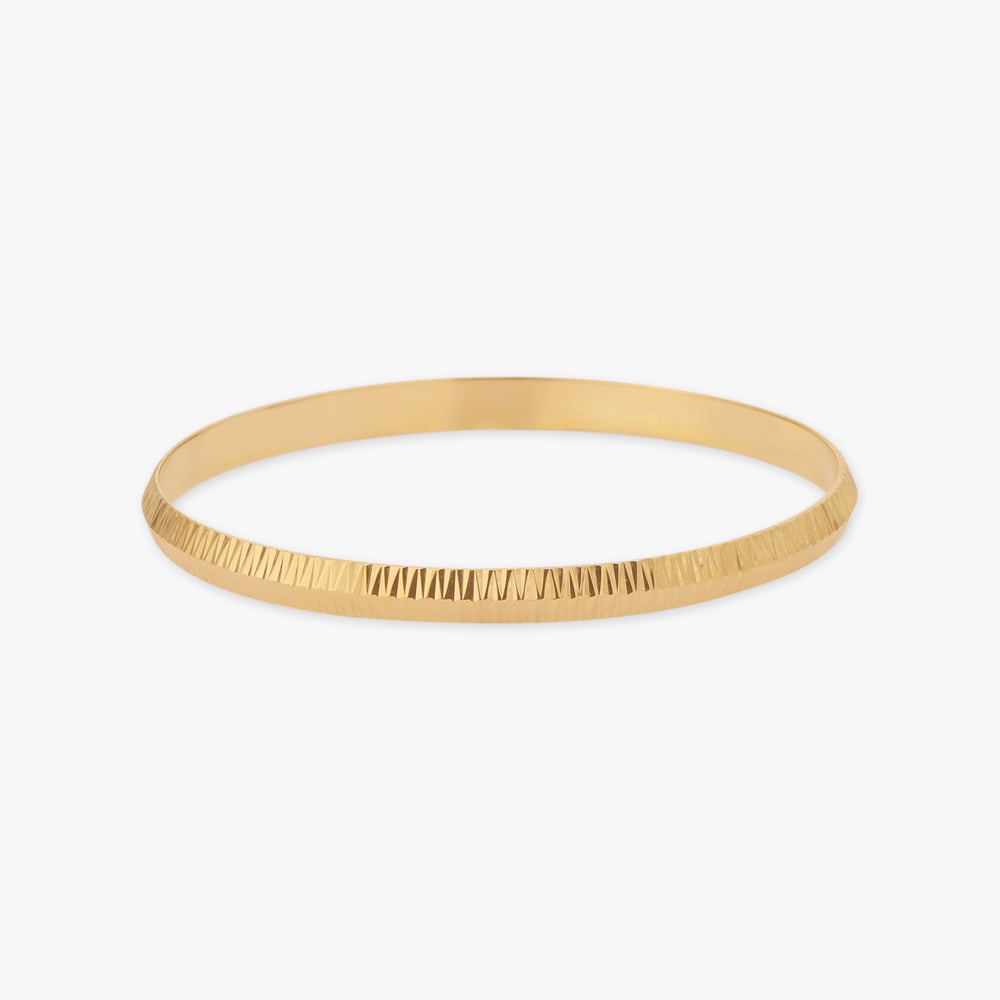 Geometric Gold Kada for Men,,hi-res image number null