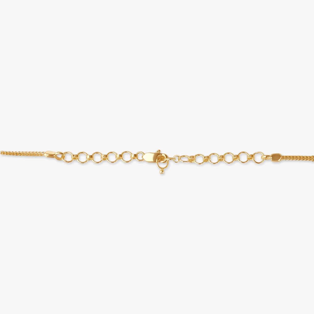 Contour Flow Gold Necklace Set,,hi-res image number null