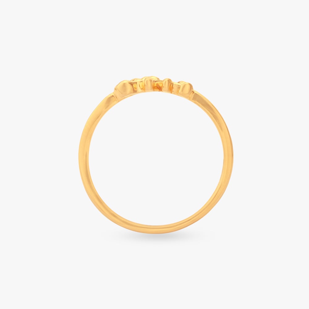 Olive Branch Gold Finger Ring,,hi-res image number null