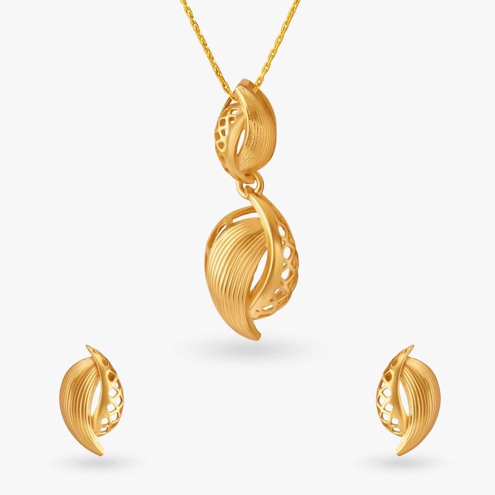 Chic Charisma Pendant and Earrings Set,,hi-res image number null