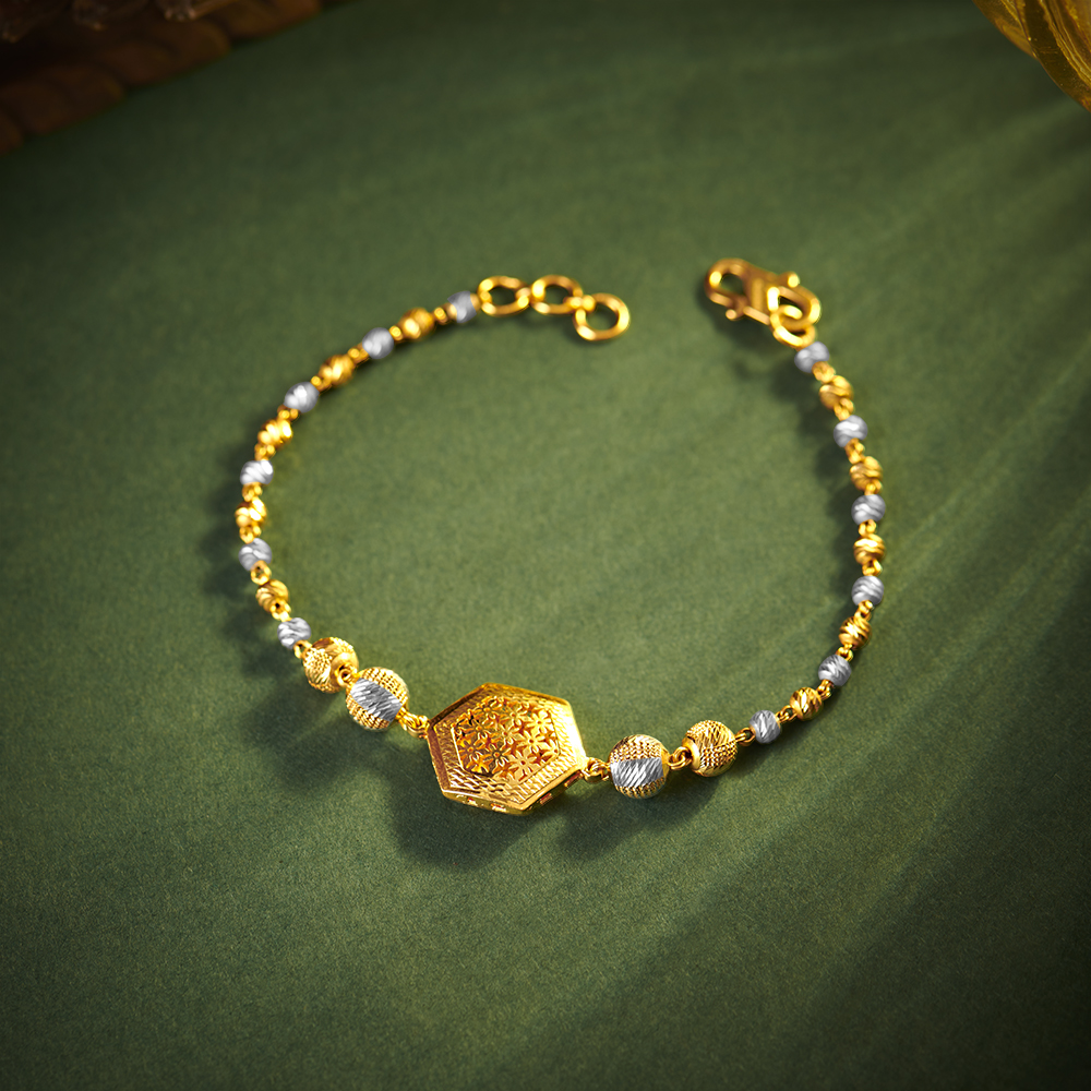 Radiant Hexagonal Bracelet