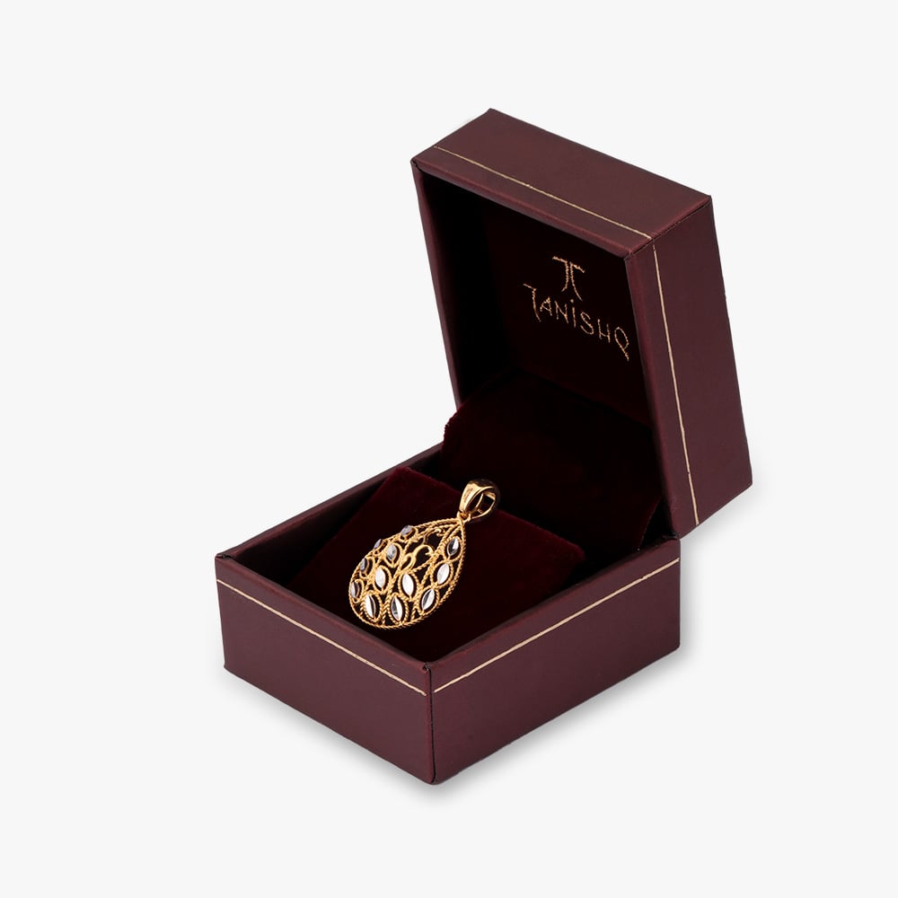 Simplistic Gold Gold Pendant,,hi-res image number null