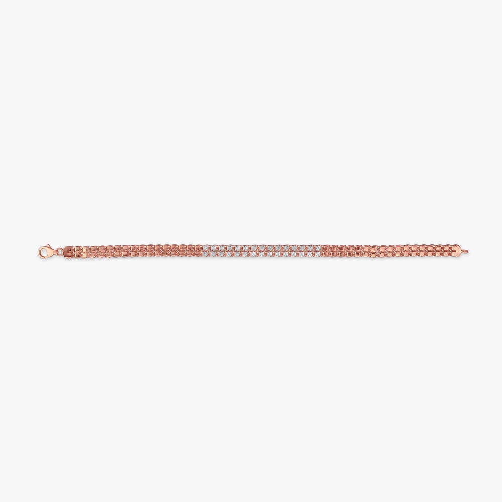 

Gleaming Grid Diamond Bracelet