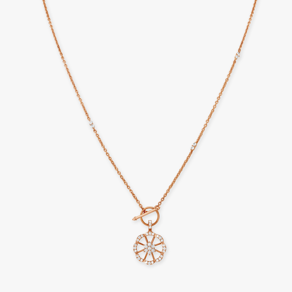Radiant Flower Diamond Necklace,,hi-res image number null