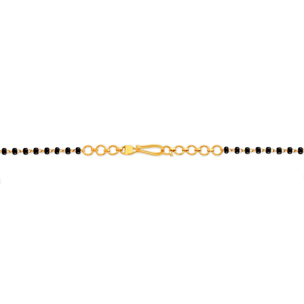 Black Bead Traditional Mangalsutra,,hi-res image number null