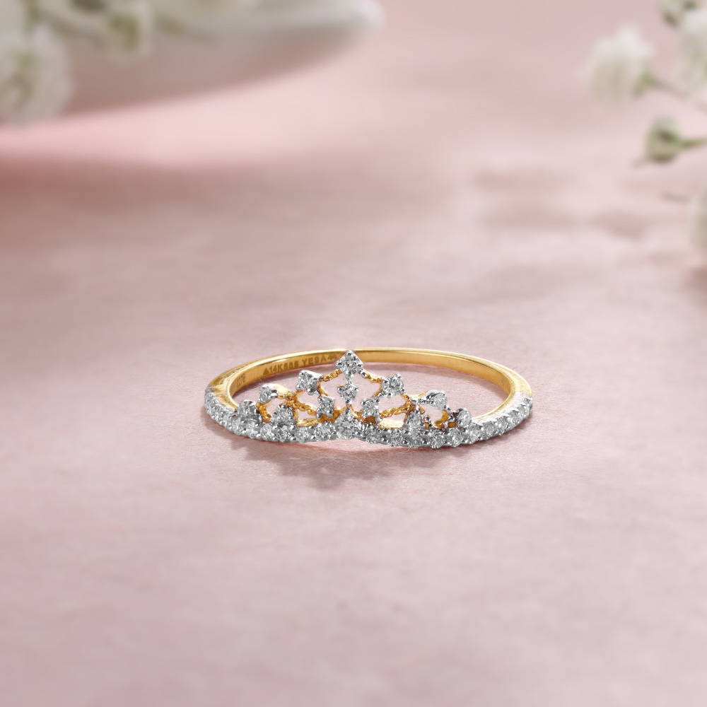 Regal Crest 14KT Gold & Diamond Ring,,hi-res image number null