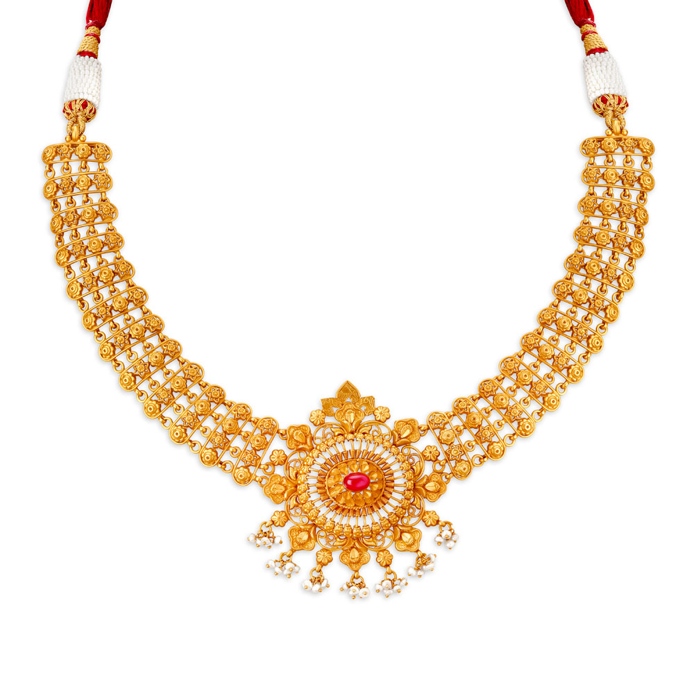 Glamorous Gold Necklace,,hi-res image number null