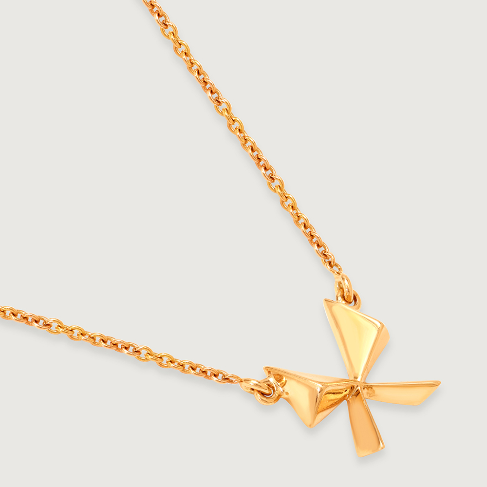 Mystic Butterfly 14KT Gold Necklace,,hi-res image number null