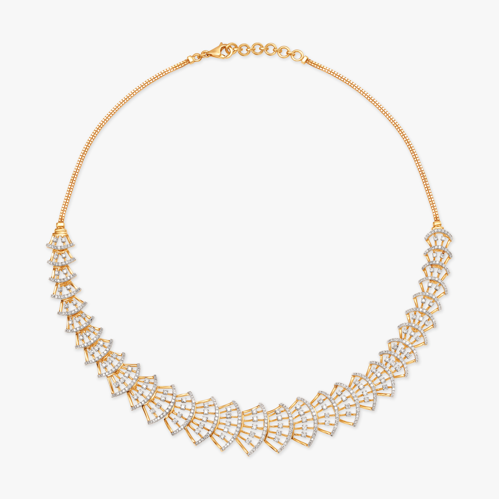 Glamorous Radiance Natural diamond Necklace Set,,hi-res image number null