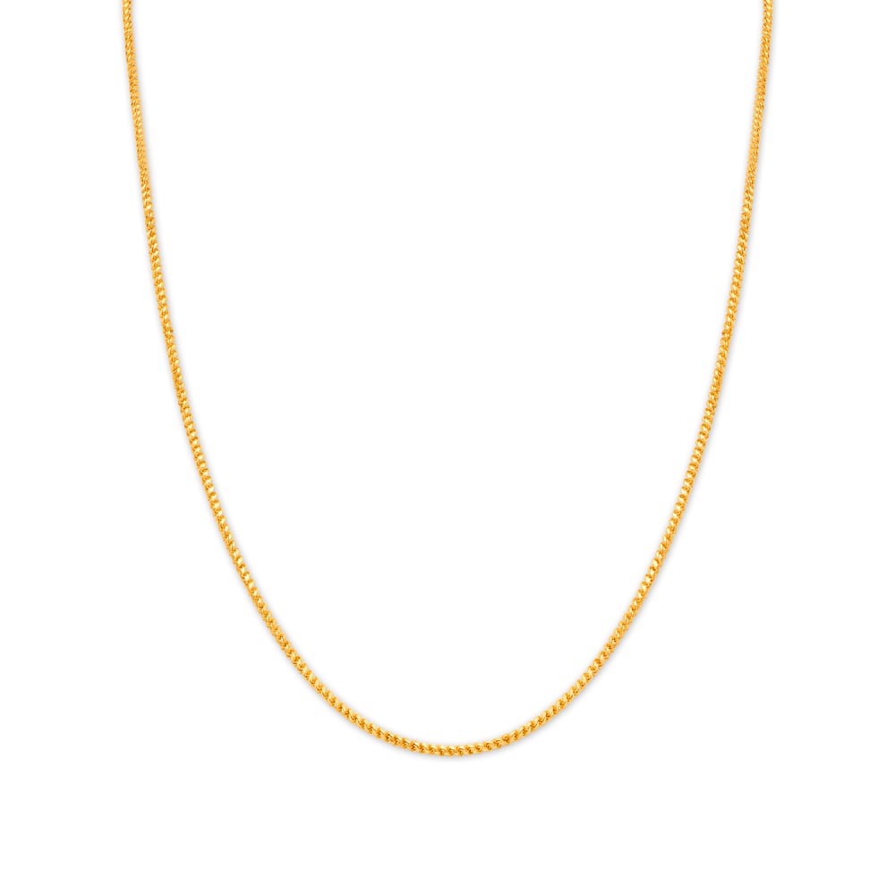 

Beautiful Yellow Gold Spiral Chain
