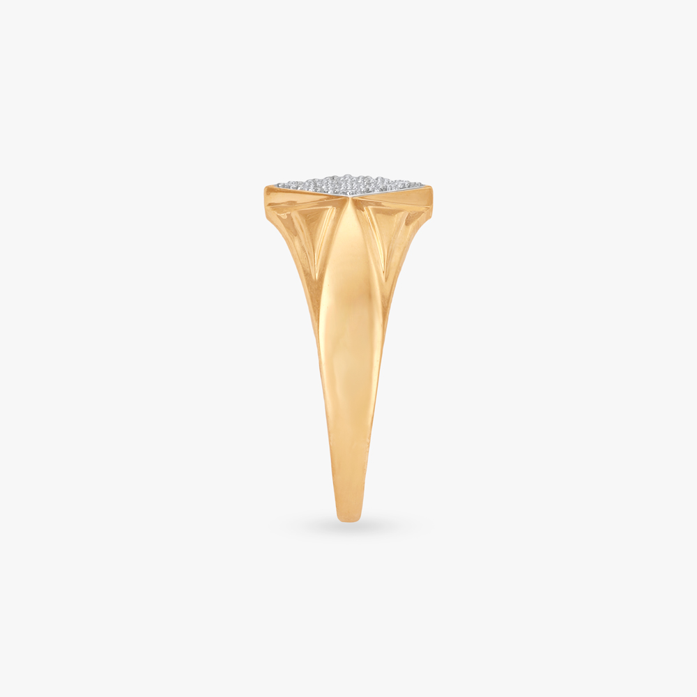Bold Regal Diamond Finger Ring for Men,,hi-res image number null
