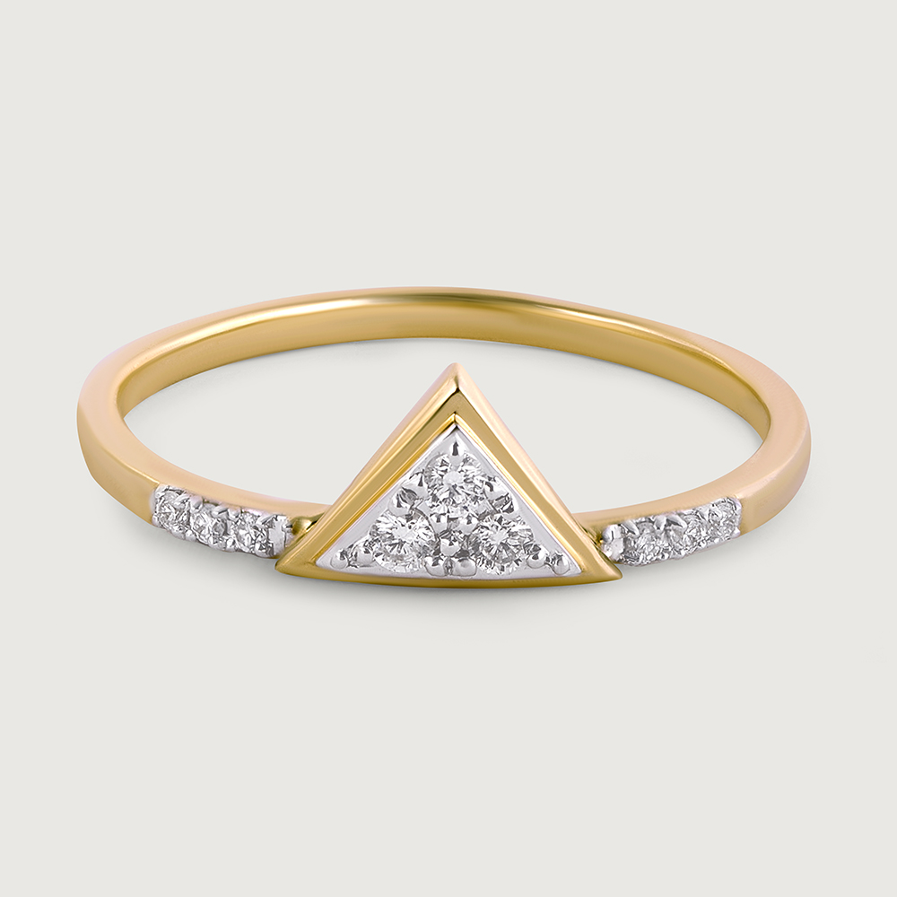Stackable Lippan Art Gold & Diamond Ring,,hi-res image number null
