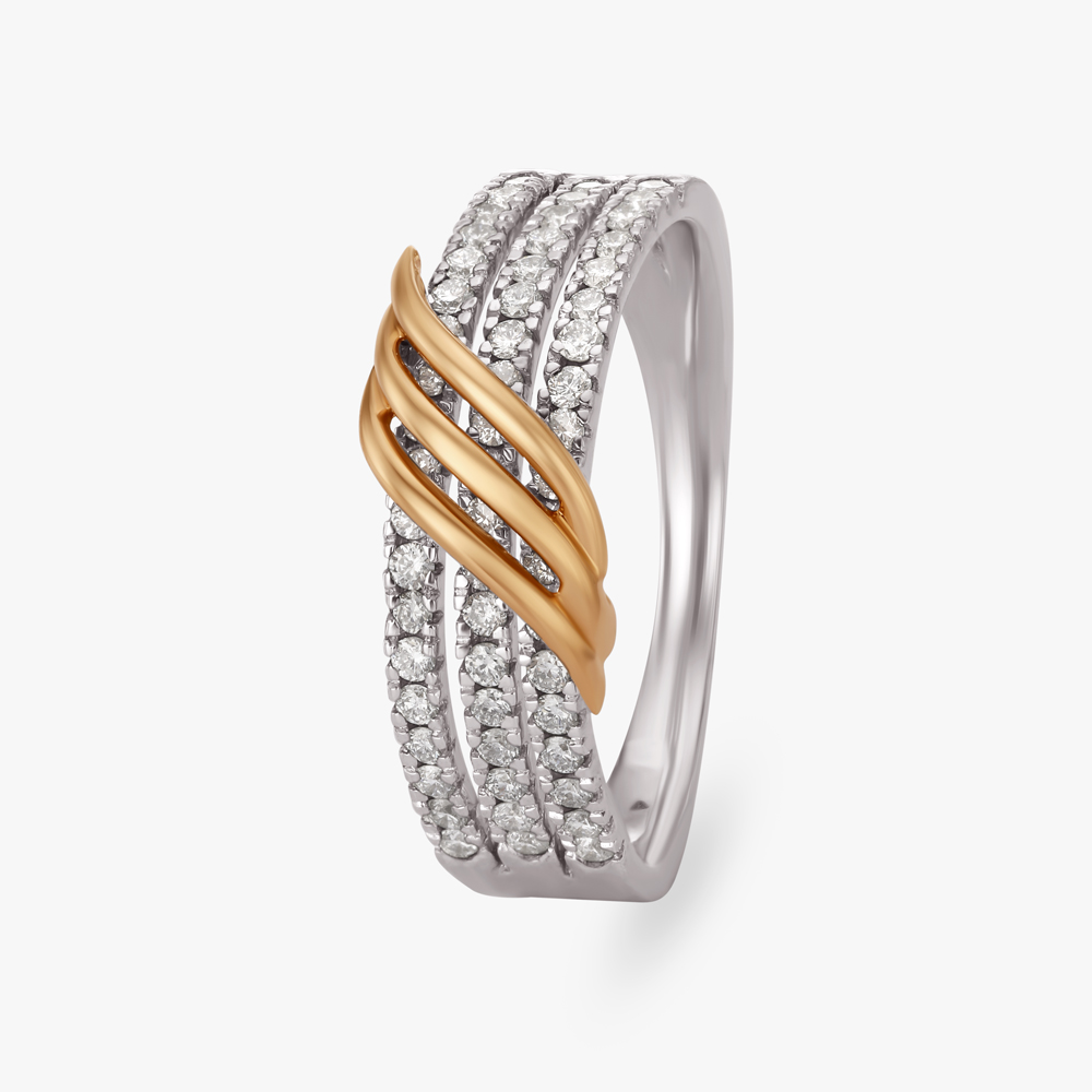 Sleek Diamond Finger Ring,,hi-res image number null