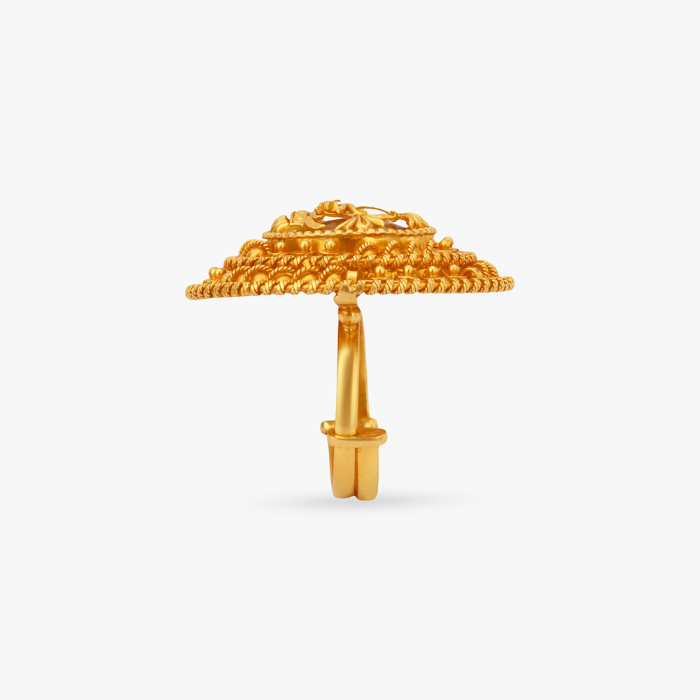 Solar Awakening Gold Finger Ring,,hi-res image number null