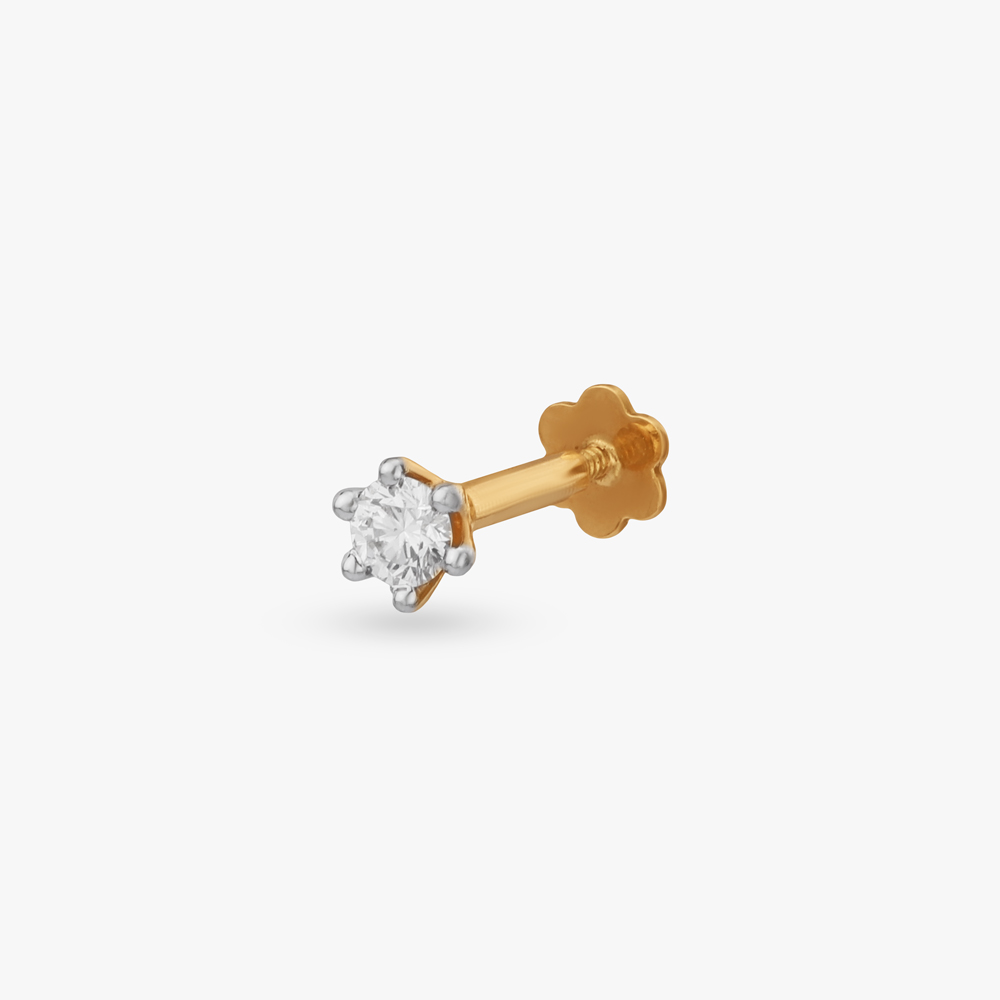 

Tiny Star Diamond Nose Pin