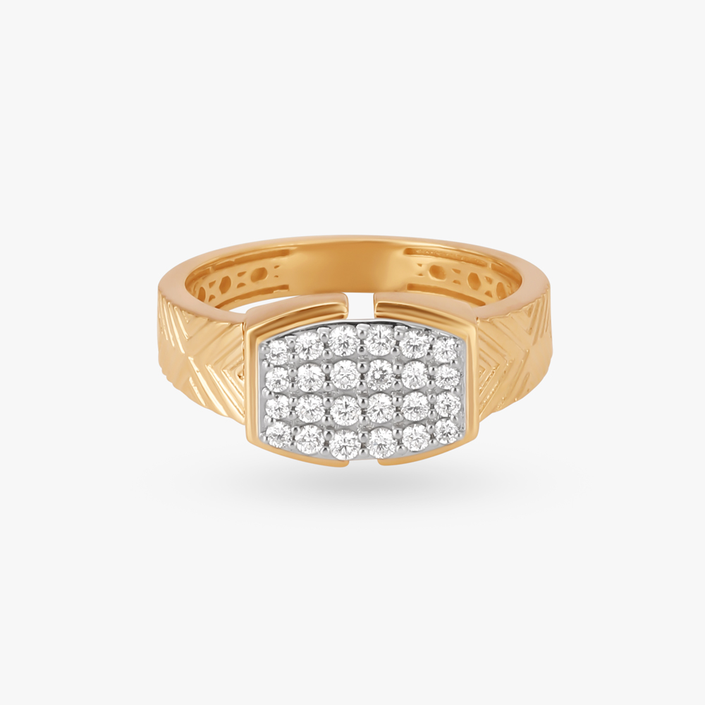 Distinguished Diamond Finger Ring for Men,,hi-res image number null