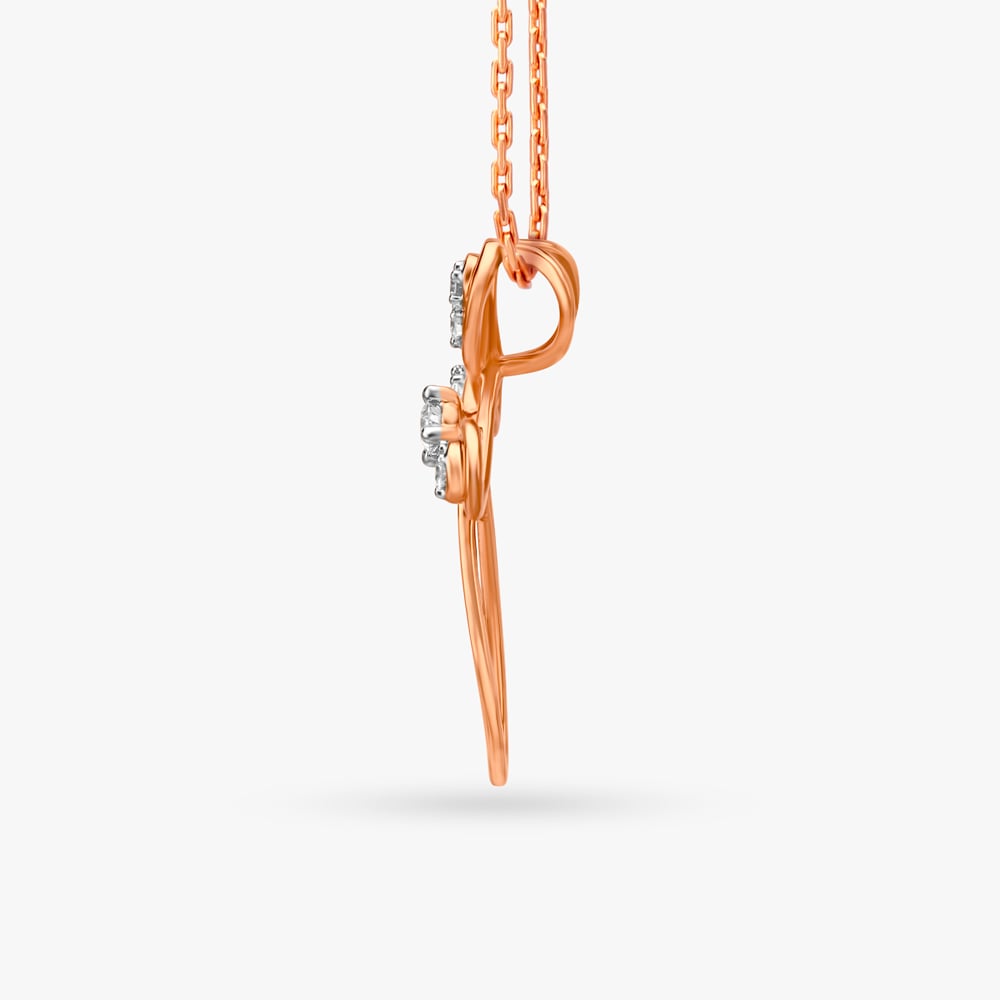 Brilliant Slender Diamond Pendant,,hi-res image number null