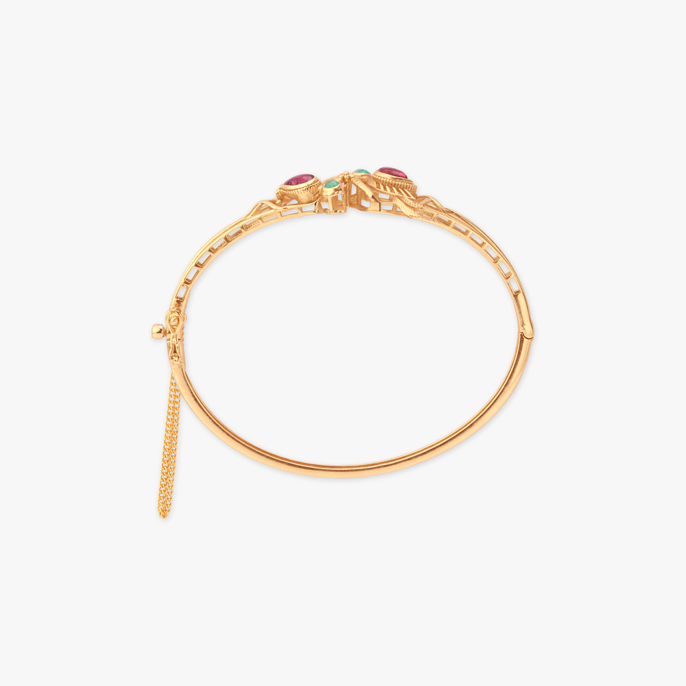 Sunlit Rhythm Gold Bangle,,hi-res image number null