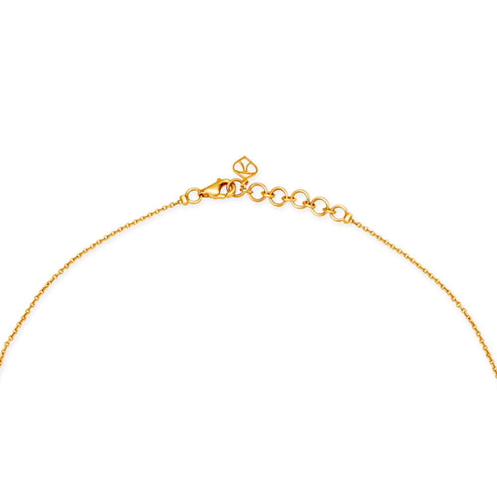 18 Karat Gold Diamond and Emerald Pendant with Chain,,hi-res image number null