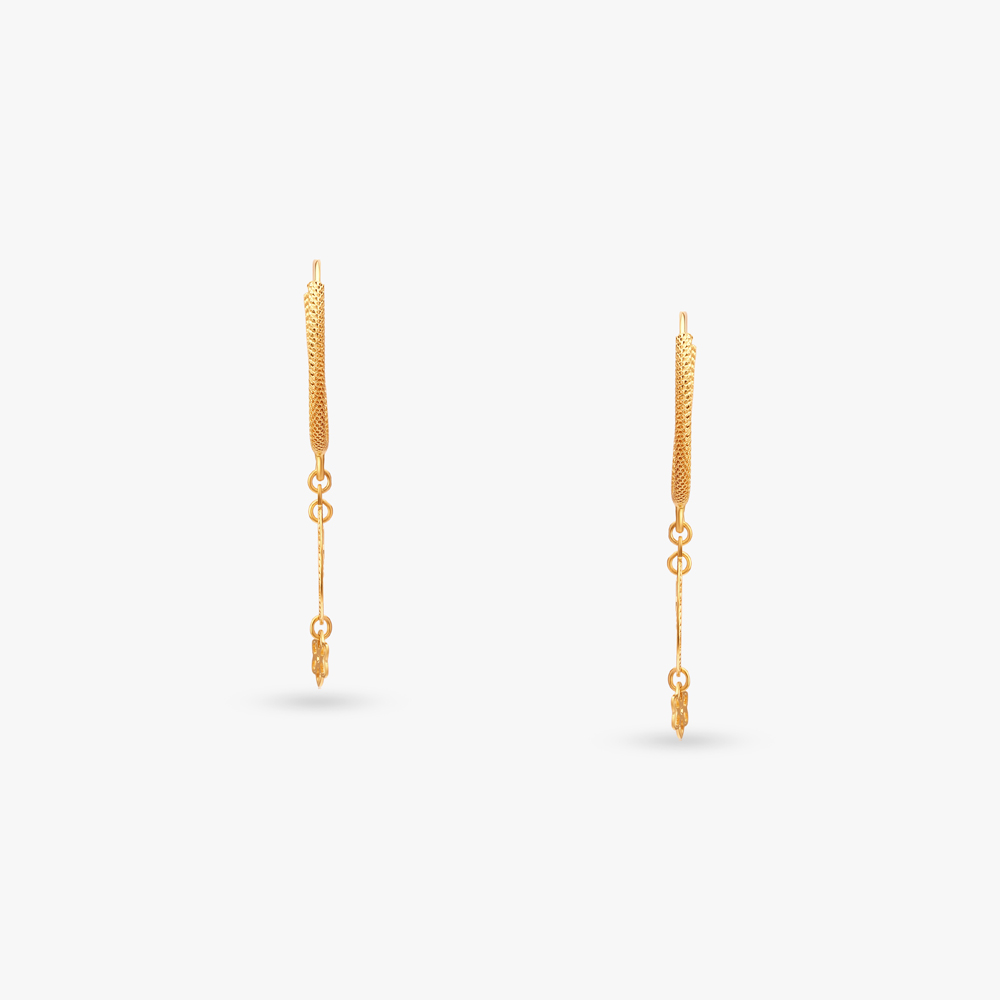 Filigree Gold Hoop Earrings,,hi-res image number null