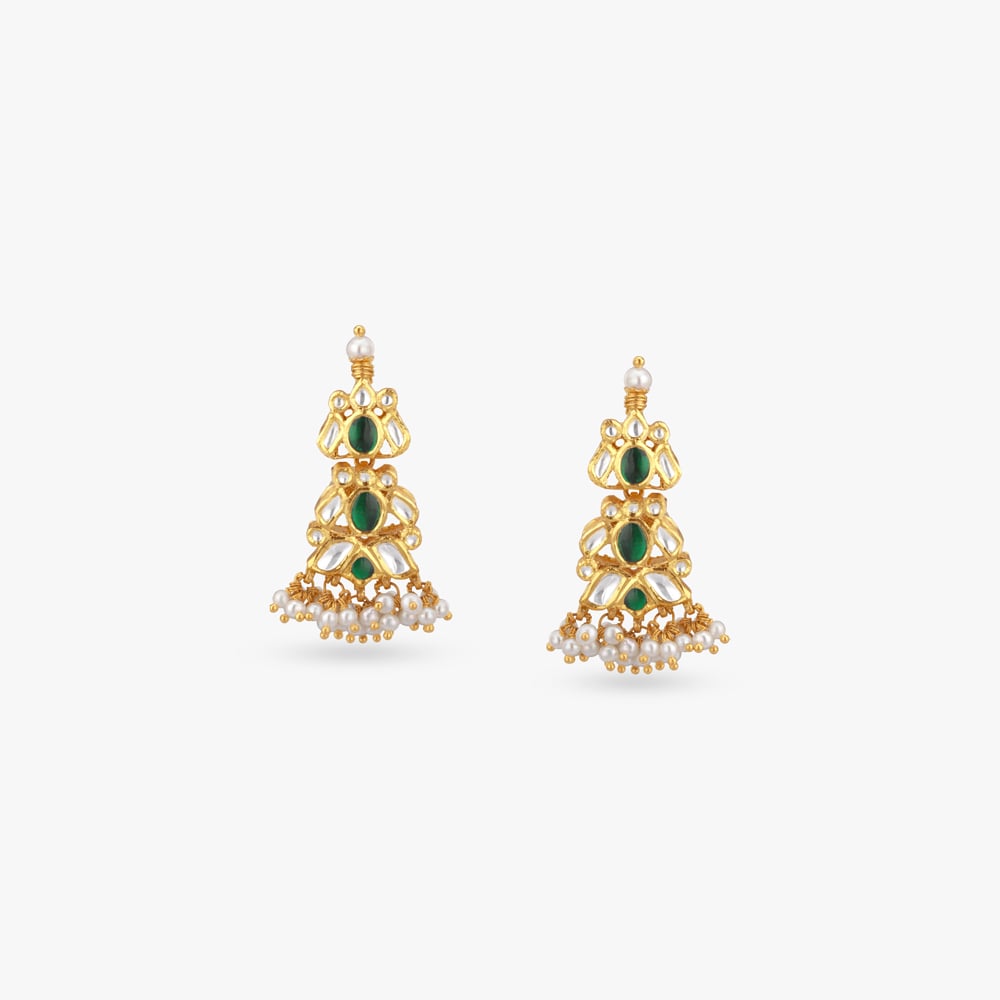 Verdant Leafline Gold Necklace Set,,hi-res image number null