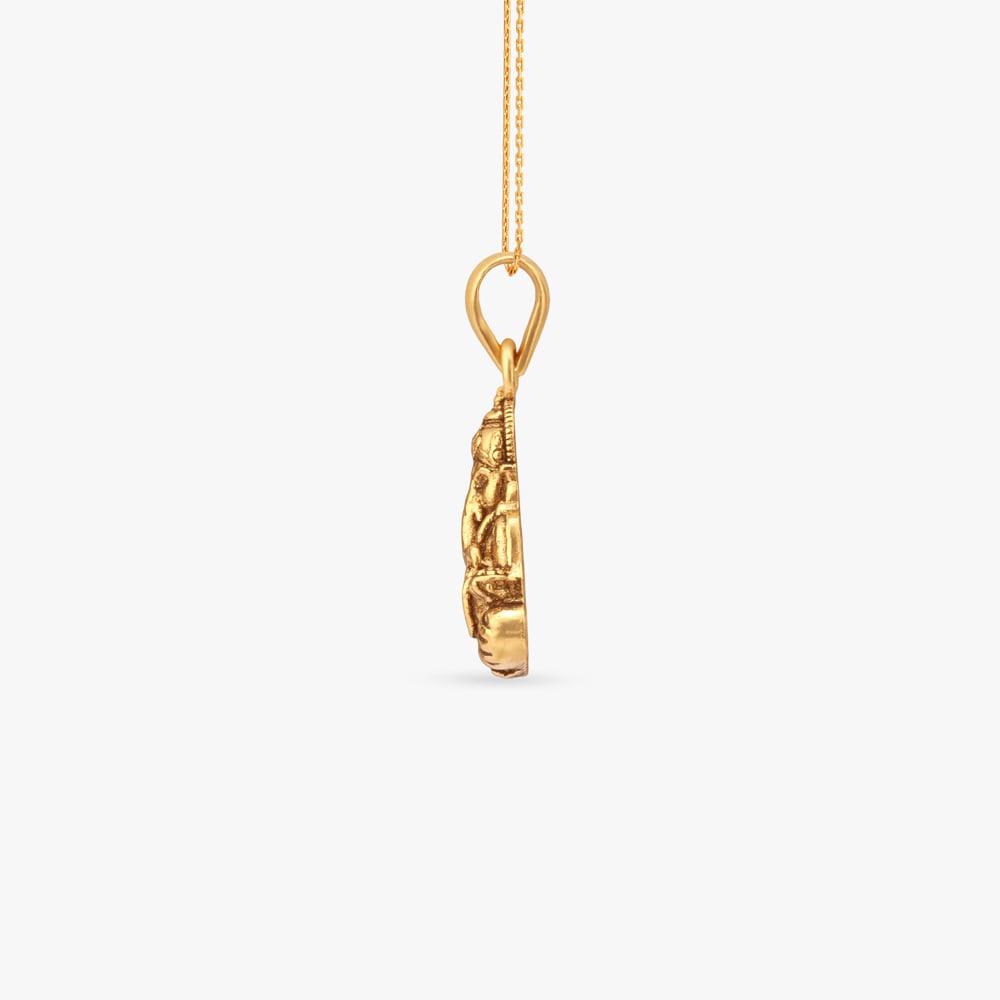 Siddhi Ganesha Gold Pendant,,hi-res image number null