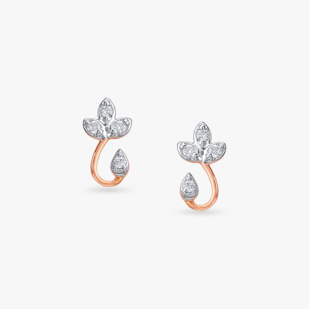 

Bloom Bend Diamond Stud Earrings
