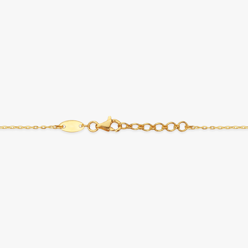 Linear Grace Gold Pendant with Chain,,hi-res image number null