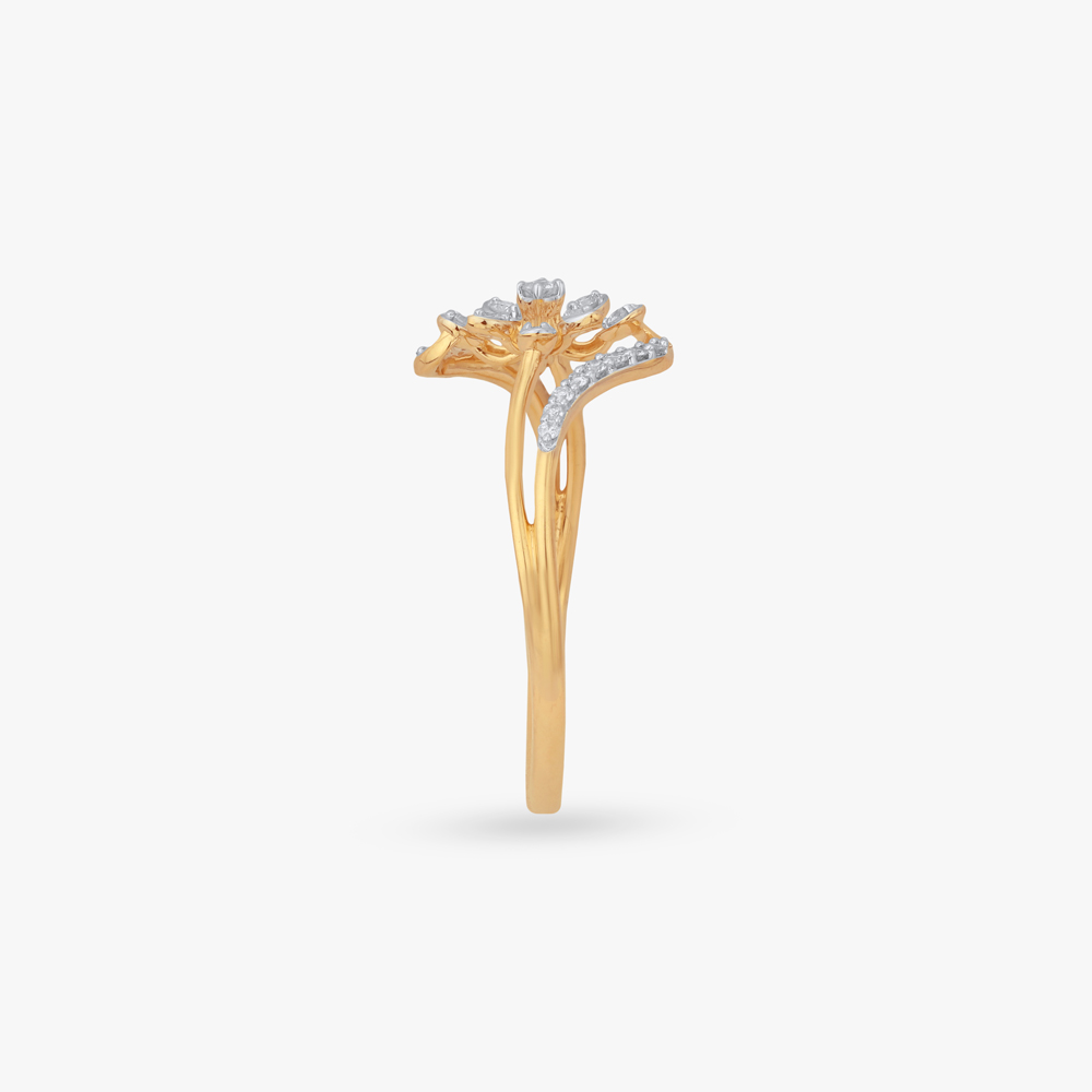 Spiral Bloom Diamond Ring,,hi-res image number null