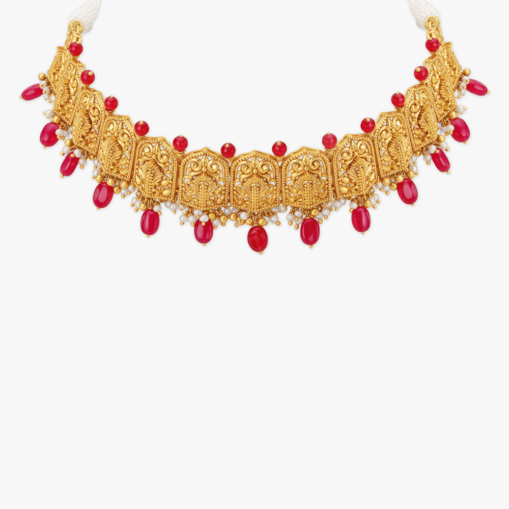 Bhumija Temple Splendor Choker Set,,hi-res image number null