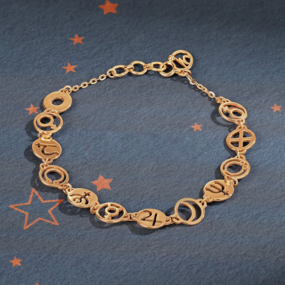 Planetary Splendour 14KT Bracelet,,hi-res image number null