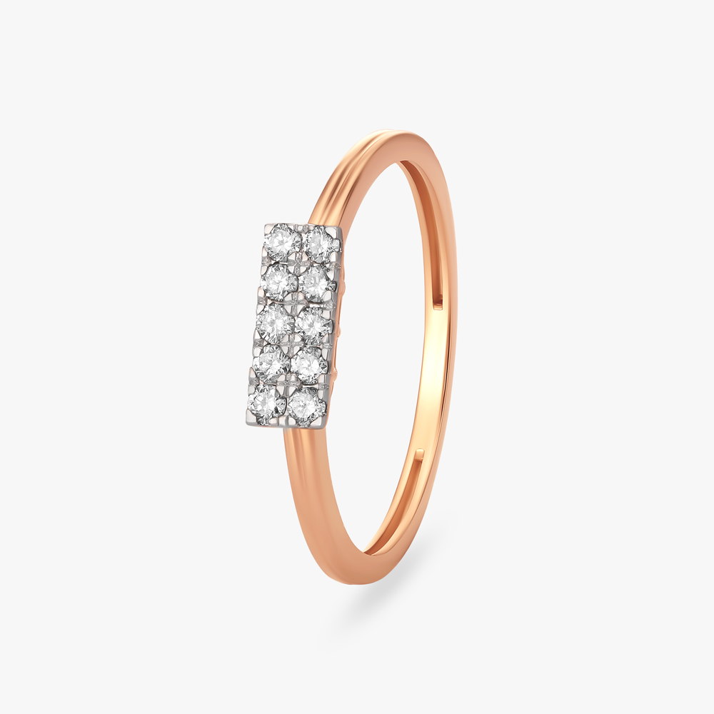 Rays of Radiance Diamond Finger Ring