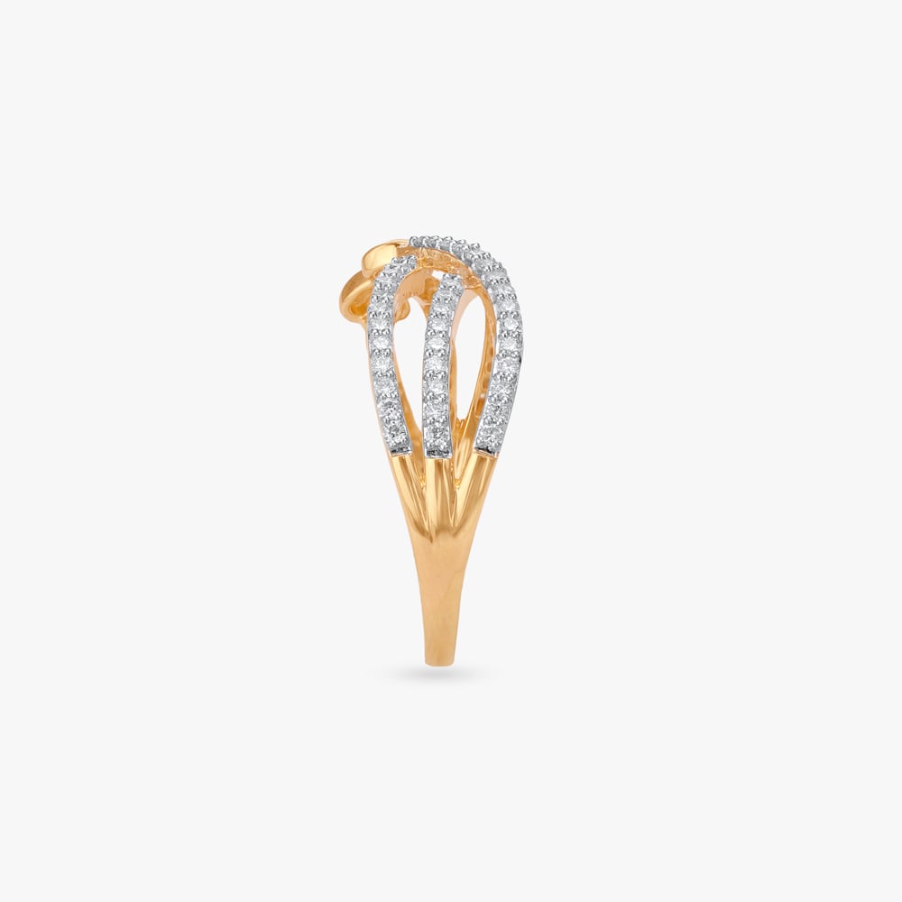 Eternal Hearts Diamond Finger Ring,,hi-res image number null