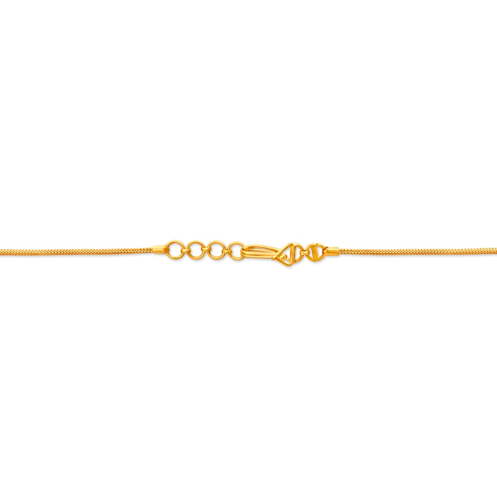 Dazzling Yellow Gold Carved Bead Mangalsutra,,hi-res image number null