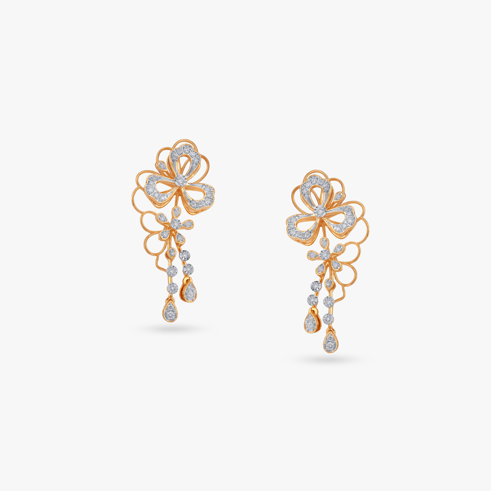 Draped Radiance Diamond Necklace Set,,hi-res image number null