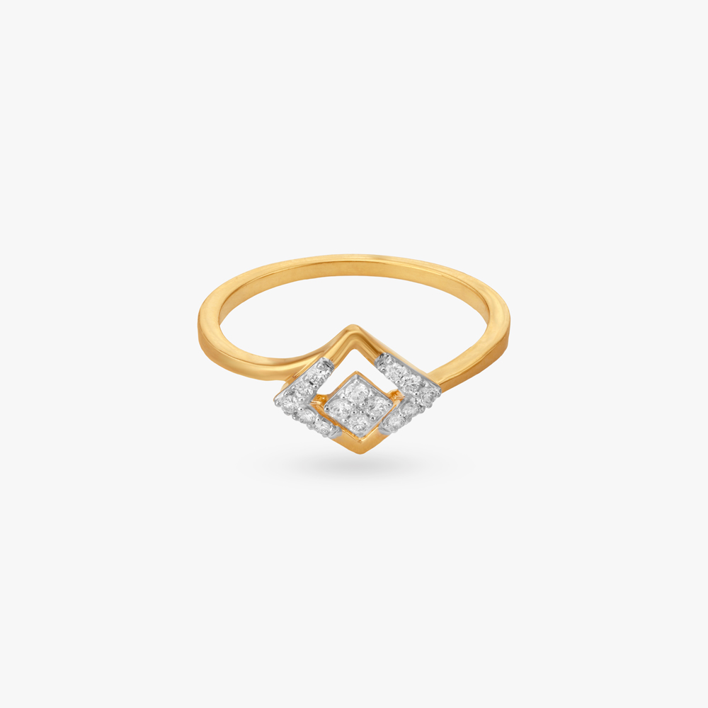 Structured Sparkle Diamond Ring,,hi-res image number null